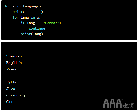 大数据分析Python For循环